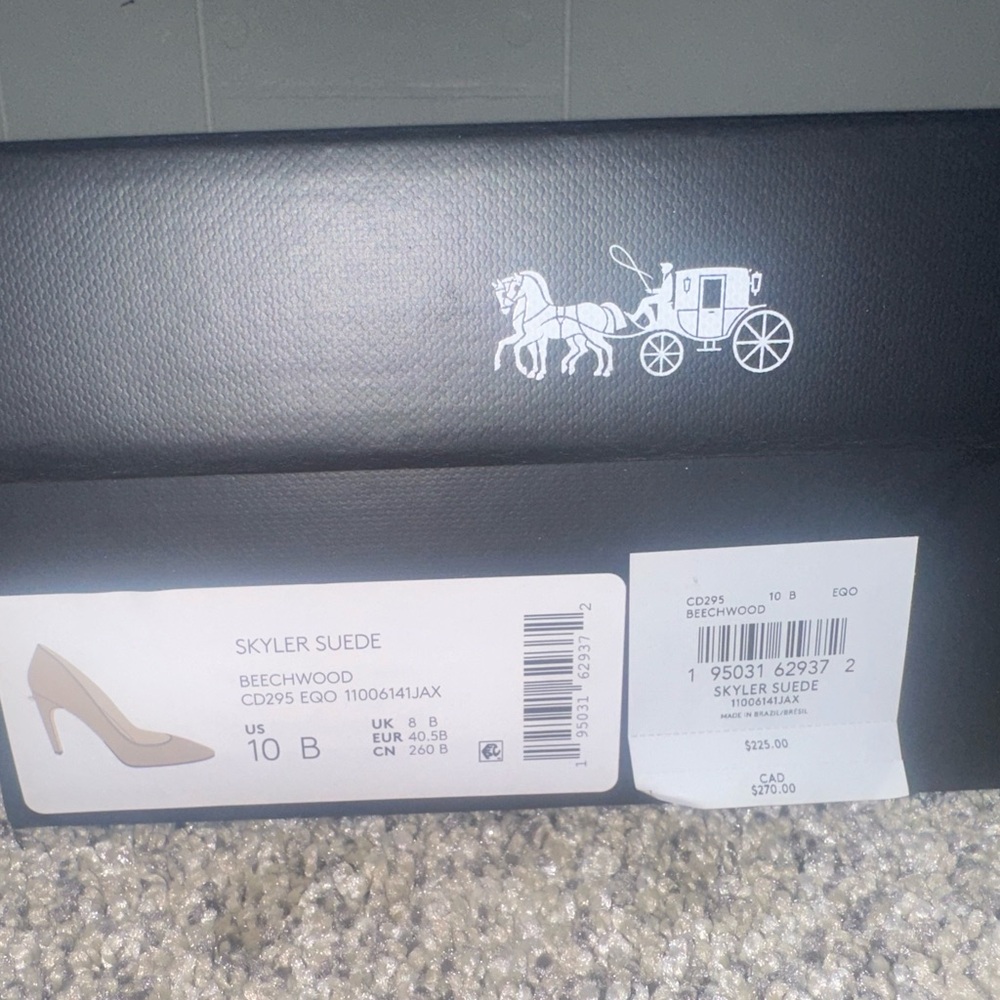 Coach Women's Skyler Suede Pumps - Picture 5 of 5